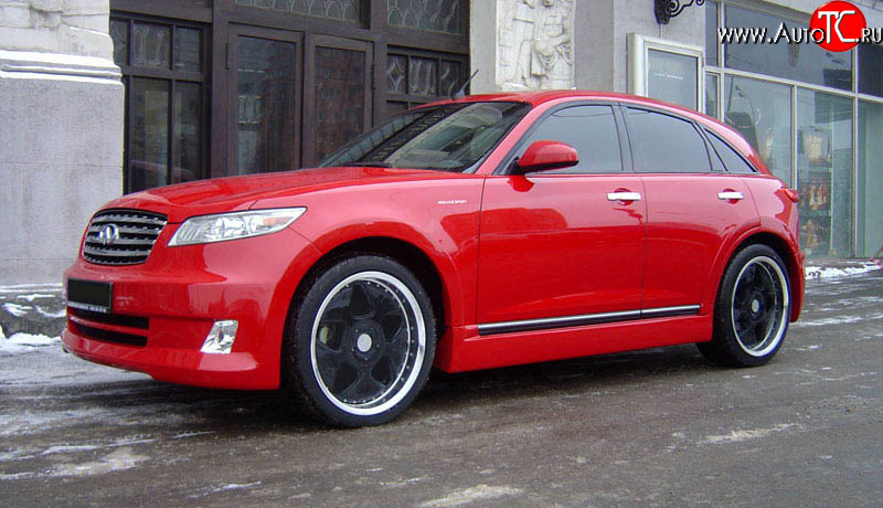 21 099 р. Передние крылья AERO INFINITI FX45 S50 дорестайлинг (2002-2005) (Неокрашенные)  с доставкой в г. Йошкар-Ола