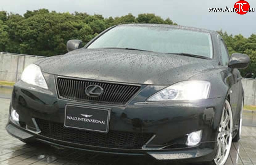 11 399 р. Накладка переднего бампера Wald Lexus IS350 XE20 седан дорестайлинг (2005-2013) (Неокрашенная)  с доставкой в г. Йошкар-Ола