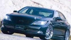 15 699 р. Накладка переднего бампера Wald Lexus LS460 XF40 дорестайлинг (2006-2009) (Неокрашенная)  с доставкой в г. Йошкар-Ола. Увеличить фотографию 2