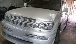 14 149 р. Накладка переднего бампера JAOS Style Lexus LX470 J100 дорестайлинг (1998-2002) (Неокрашенная)  с доставкой в г. Йошкар-Ола. Увеличить фотографию 2