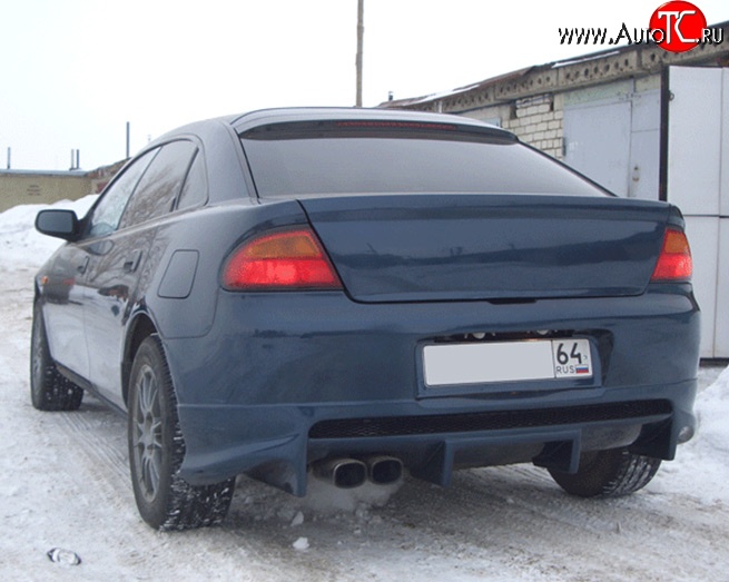 6 899 р. Накладка заднего бампера M-VRS Mazda 323 BA дорестайлинг седан (1994-1996) (Неокрашенная)  с доставкой в г. Йошкар-Ола