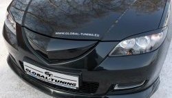 3 049 р. Радиаторная решётка Global-Tuning  Mazda 3/Axela  BK (2003-2006) дорестайлинг седан (Неокрашенная)  с доставкой в г. Йошкар-Ола. Увеличить фотографию 1