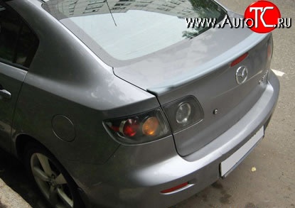 3 099 р. Спойлер Style Mazda 3/Axela BK дорестайлинг седан (2003-2006) (Неокрашенный)  с доставкой в г. Йошкар-Ола