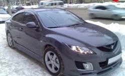 1 149 р. Реснички EX-Style Mazda 6 GH дорестайлинг лифтбэк (2007-2010) (Неокрашенные)  с доставкой в г. Йошкар-Ола. Увеличить фотографию 3