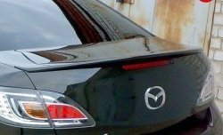 3 899 р. Спойлер EX-Style V1 Mazda 6 GH дорестайлинг седан (2007-2010) (Неокрашенный)  с доставкой в г. Йошкар-Ола. Увеличить фотографию 3