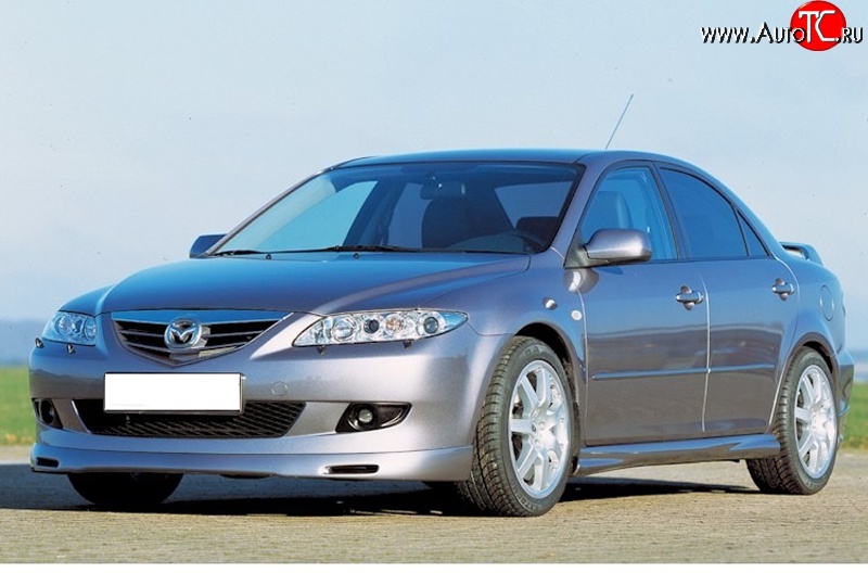 9 499 р. Накладка переднего бампера ATH Mazda 6 GG, GY универсал дорестайлинг (2002-2005)  с доставкой в г. Йошкар-Ола