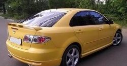 7 349 р. Накладка заднего бампера AERO Mazda 6 GG лифтбэк дорестайлинг (2002-2005) (Неокрашенная)  с доставкой в г. Йошкар-Ола. Увеличить фотографию 2