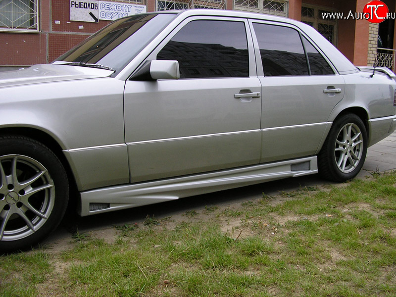 4 699 р. Пороги накладки Elegance Mercedes-Benz E-Class W124 седан дорестайлинг (1984-1993)  с доставкой в г. Йошкар-Ола