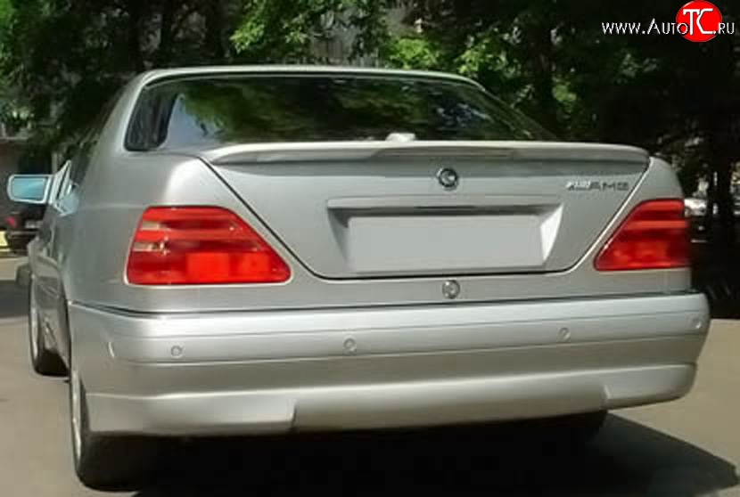 11 399 р. Накладка заднего бампера AMG Mercedes-Benz S class W140 Купе (1991-1998) (Неокрашенная)  с доставкой в г. Йошкар-Ола