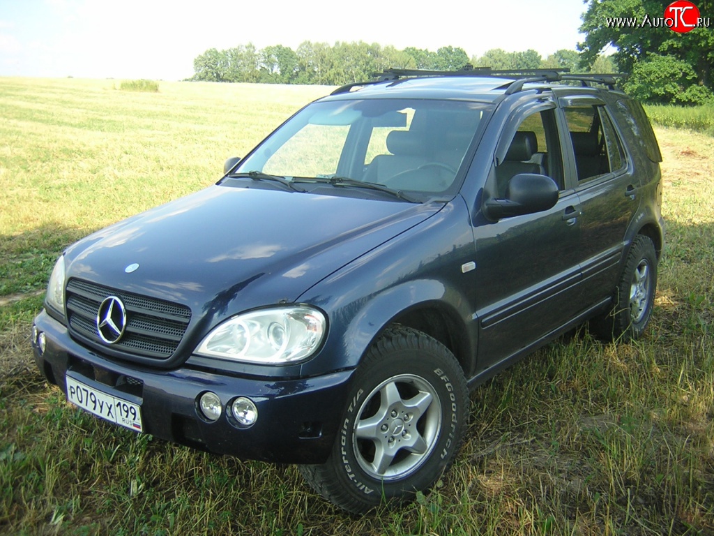 5 199 р. Передний бампер MT Mercedes-Benz ML class W163 дорестайлинг (1997-2001) (Неокрашенный)  с доставкой в г. Йошкар-Ола