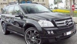 22 599 р. Накладка переднего бампера BRABUS Mercedes-Benz GL class X164 дорестайлинг (2006-2009) (Неокрашенная)  с доставкой в г. Йошкар-Ола. Увеличить фотографию 2