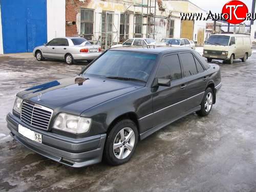 2 049 р. Накладка на передний бампер Mercedes-Benz E-Class W124 седан дорестайлинг (1984-1993)  с доставкой в г. Йошкар-Ола