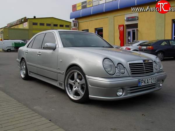 8 149 р. Передний бампер Lorinzer Mercedes-Benz E-Class W210 дорестайлинг седан (1996-1999) (Дорестайлинг, Неокрашенный)  с доставкой в г. Йошкар-Ола