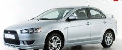 3 599 р. Накладка переднего бампера Elegance Mitsubishi Lancer 10 хэтчбэк дорестайлинг (2007-2010) (Неокрашенная)  с доставкой в г. Йошкар-Ола. Увеличить фотографию 4