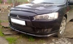 Накладка переднего бампера Elegance Mitsubishi Lancer 10 хэтчбэк дорестайлинг (2007-2010)