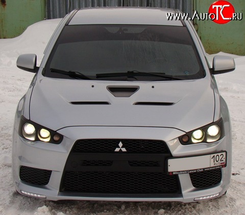 25 199 р. Передняя оптика Evo Mitsubishi Lancer 10 седан дорестайлинг (2007-2010)  с доставкой в г. Йошкар-Ола