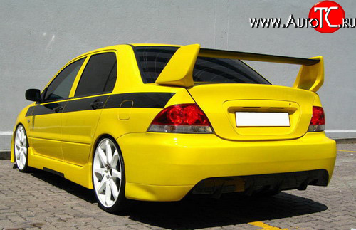 10 699 р. Антикрыло Accolade Evo Mitsubishi Lancer 9 CS седан 1-ый рестайлинг (2003-2005) (Неокрашенный)  с доставкой в г. Йошкар-Ола