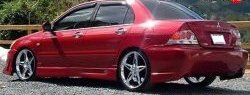 Пороги накладки Accolade на Mitsubishi Lancer 9 1-ый рестайлинг седан (2003-2005)