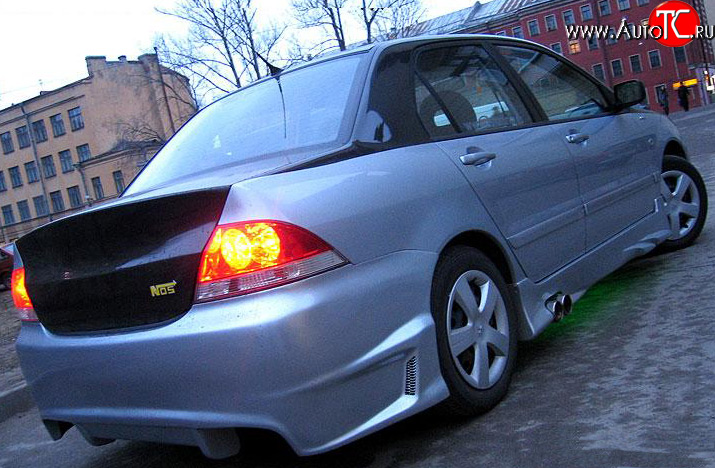 7 549 р. Задний бампер OS Mitsubishi Lancer 9 1-ый рестайлинг седан (2003-2005)  с доставкой в г. Йошкар-Ола