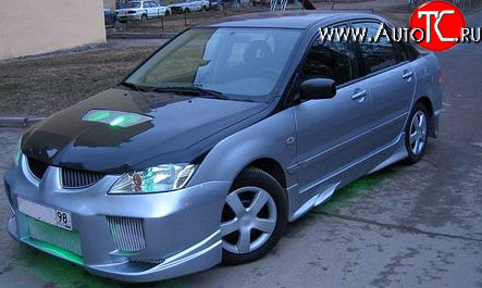 6 699 р. Передний бампер OS Mitsubishi Lancer 9 CS седан 1-ый рестайлинг (2003-2005)  с доставкой в г. Йошкар-Ола