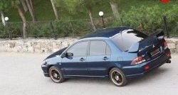 5 399 р. Накладка заднего бампера Sport 2.0 Mitsubishi Lancer 9 2-ой рестайлинг седан (2005-2009) (Неокрашенная)  с доставкой в г. Йошкар-Ола. Увеличить фотографию 2