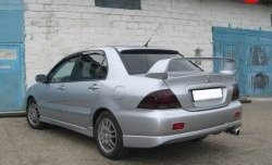 8 299 р. Спойлер в стиле Evo var №2 (средний) Mitsubishi Lancer 9 1-ый рестайлинг седан (2003-2005) (Неокрашенный)  с доставкой в г. Йошкар-Ола. Увеличить фотографию 3