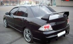 8 299 р. Спойлер в стиле Evo var №2 (средний) Mitsubishi Lancer 9 1-ый рестайлинг седан (2003-2005) (Неокрашенный)  с доставкой в г. Йошкар-Ола. Увеличить фотографию 4