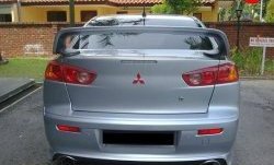 4 999 р. Накладка Zodiak V2 на задний бампер  Mitsubishi Lancer  CY (2007-2017) седан дорестайлинг, седан рестайлинг (Неокрашенная)  с доставкой в г. Йошкар-Ола. Увеличить фотографию 3