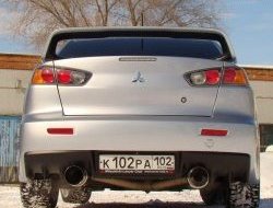 11 699 р. Спойлер Evo V1 Высокий Mitsubishi Lancer 10 седан дорестайлинг (2007-2010) (Неокрашенный)  с доставкой в г. Йошкар-Ола. Увеличить фотографию 2