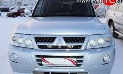 10 599 р. Накладка переднего бампера Sport Mitsubishi Pajero 3 V70 дорестайлинг (1999-2003) (Неокрашенная)  с доставкой в г. Йошкар-Ола. Увеличить фотографию 2