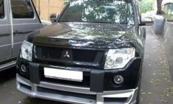 10 599 р. Накладка переднего бампера Sport Mitsubishi Pajero 4 V80 дорестайлинг (2006-2011) (Неокрашенная)  с доставкой в г. Йошкар-Ола. Увеличить фотографию 2