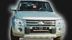 10 499 р. Накладка переднего бампера GT Dynamics  Mitsubishi Pajero ( 4 V90,  4 V80) (2006-2011) дорестайлинг, дорестайлинг (Дорестайлинг, Неокрашенная)  с доставкой в г. Йошкар-Ола. Увеличить фотографию 2