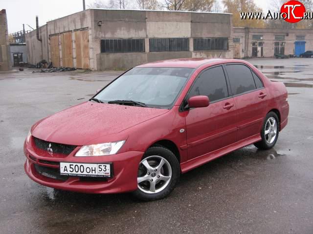 3 399 р. Пороги накладки Mitsubishi Lancer 9 1-ый рестайлинг седан (2003-2005)  с доставкой в г. Йошкар-Ола