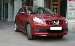 5 799 р. Накладка переднего бампера Городская Легенда Nissan Qashqai 1 дорестайлинг (2007-2010) (Неокрашенная)  с доставкой в г. Йошкар-Ола. Увеличить фотографию 2