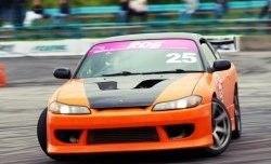 5 349 р. Передний бампер V-speed Nissan Silvia S15 (1999-2002) (Неокрашенный)  с доставкой в г. Йошкар-Ола. Увеличить фотографию 1