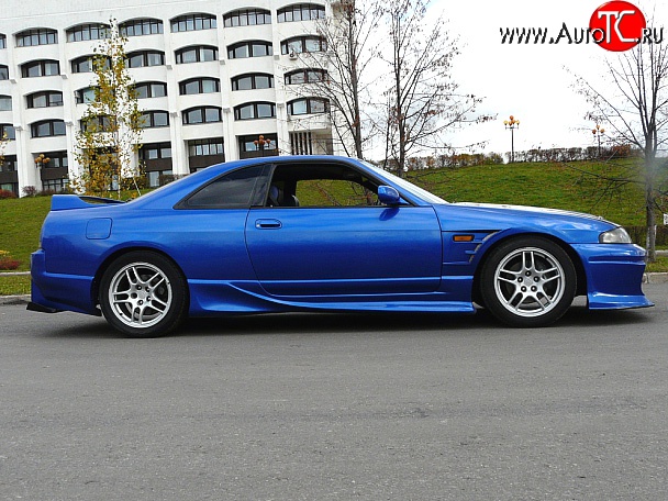 11 649 р. Пороги накладки DoLuck  Nissan Skyline  R33 (1993-1998) (Неокрашенные)  с доставкой в г. Йошкар-Ола