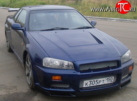 10 549 р. Передний бампер GTR Nissan Skyline R34 (1999-2002) (Неокрашенный)  с доставкой в г. Йошкар-Ола