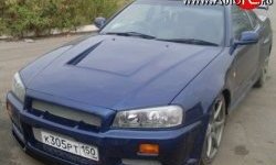 10 549 р. Передний бампер GTR Nissan Skyline R34 (1999-2002) (Неокрашенный)  с доставкой в г. Йошкар-Ола. Увеличить фотографию 2