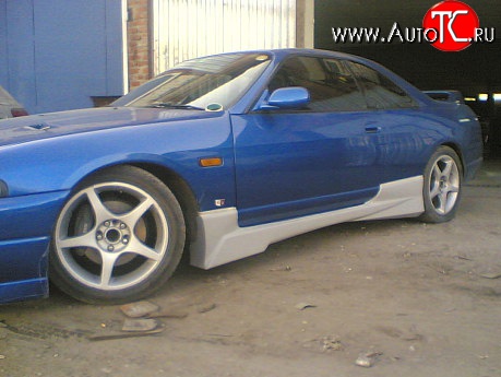 9 549 р. Пороги накладки GTR Nissan Skyline R33 (1993-1998) (Неокрашенные)  с доставкой в г. Йошкар-Ола