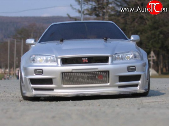 10 549 р. Передний бампер Nismo Nissan Skyline R34 (1999-2002) (Неокрашенный)  с доставкой в г. Йошкар-Ола