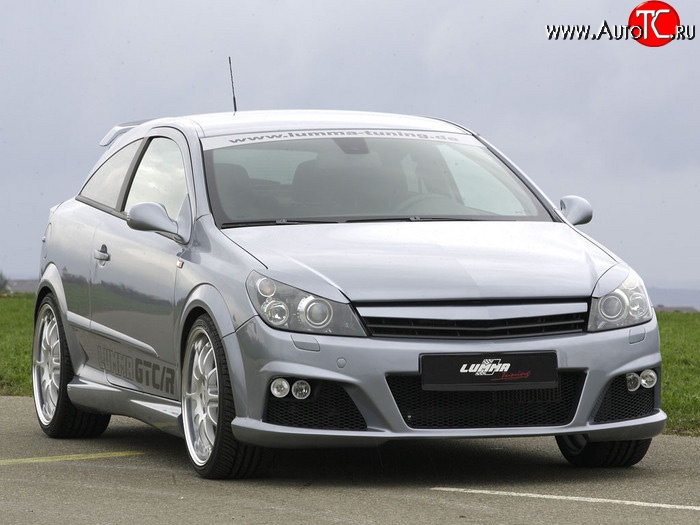 5 349 р. Передний бампер Lumma  Opel Astra  H GTC (2004-2011) хэтчбек 3 дв. дорестайлинг, хэтчбек 3 дв. рестайлинг (Неокрашенный)  с доставкой в г. Йошкар-Ола