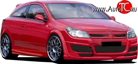 3 649 р. Решётка радиатора Sport (дорестайлинг) Opel Astra H GTC хэтчбек 3 дв. дорестайлинг (2004-2006)  с доставкой в г. Йошкар-Ола