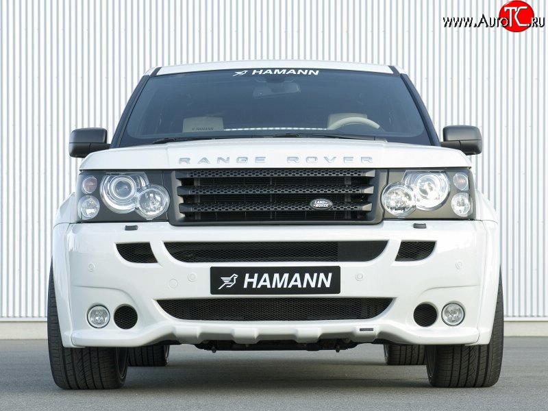 34 999 р. Передний бампер HAMMAN  Land Rover Range Rover Sport  1 L320 (2005-2009) дорестайлинг (Неокрашенный)  с доставкой в г. Йошкар-Ола