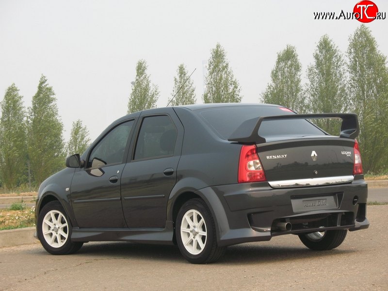 6 499 р. Спойлер Power DM 2 Renault Logan 1 рестайлинг (2010-2016) (Неокрашенный)  с доставкой в г. Йошкар-Ола