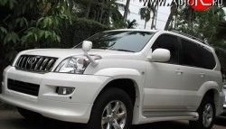 14 149 р. Пороги накладки Original Design Toyota Land Cruiser Prado J120 (2002-2009) (Неокрашенные)  с доставкой в г. Йошкар-Ола. Увеличить фотографию 2