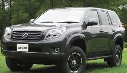 23 049 р. Арки крыльев ELFORD  Toyota Land Cruiser Prado  J150 (2009-2013) дорестайлинг (Неокрашенные)  с доставкой в г. Йошкар-Ола. Увеличить фотографию 1