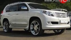 23 899 р. Передний бампер ELFORD  Toyota Land Cruiser Prado  J150 (2009-2013) дорестайлинг (Неокрашенный)  с доставкой в г. Йошкар-Ола. Увеличить фотографию 2