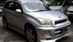 8 949 р. Накладка переднего бампера Sport Toyota RAV4 CA20 5 дв. дорестайлинг (2000-2003) (Неокрашенная)  с доставкой в г. Йошкар-Ола. Увеличить фотографию 2