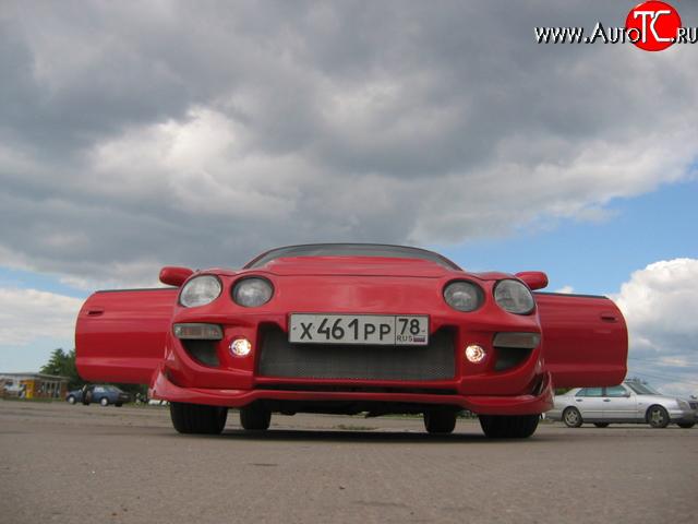 2 249 р. Нижняя юбка (сплошной элерон) Toyota Celica T210 (1993-1999)  с доставкой в г. Йошкар-Ола