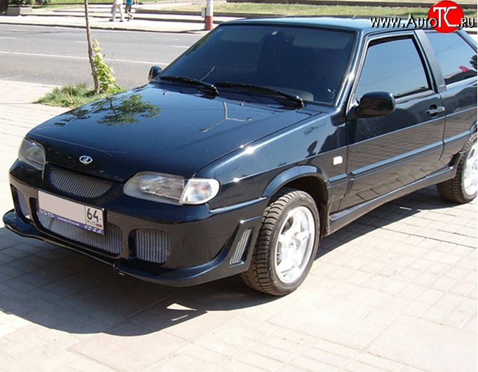 3 099 р. Передний бампер M-VRS Лада 2114 (2001-2014) (Неокрашенный)  с доставкой в г. Йошкар-Ола